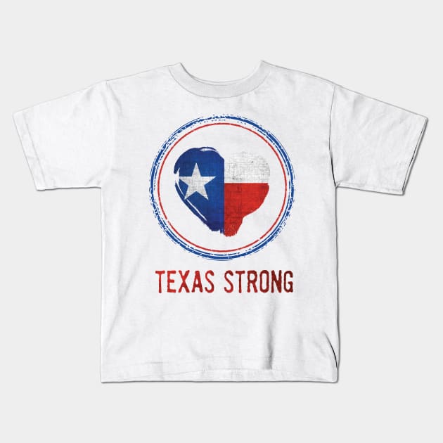 Love Texas Strong Kids T-Shirt by thetruetee